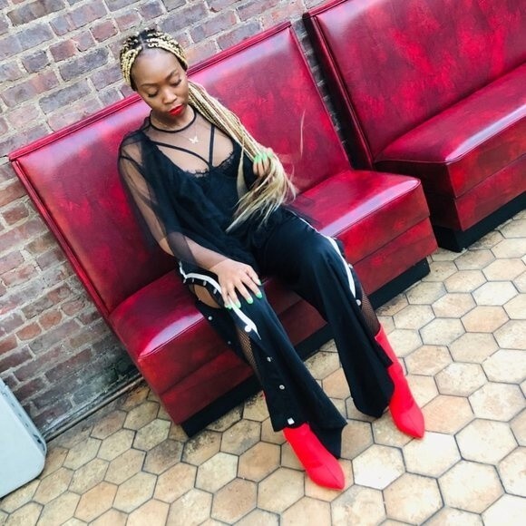 Fashion Nova Track Pants - Picture 4 of 4